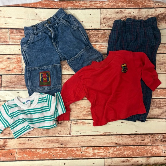 Vintage Toddler Boy Clothes Bundle with Levi jeans - Picture 1 of 8